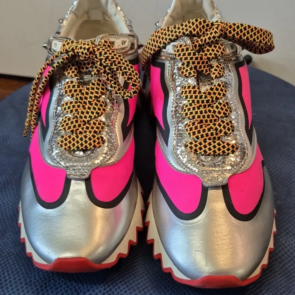 Christian Louboutin Sharkina Sneaker Neo SP Star Version Multi Color (#1640) - Picture 12 of 17